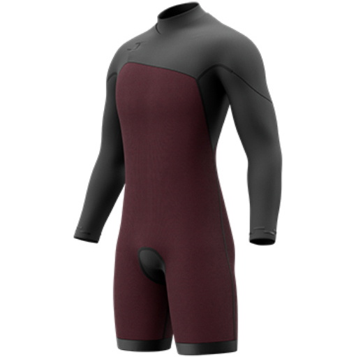 2026 Mystic Hombres Motion 3/2mm Chest Zip Manga Larga Shorty Neopreno 35000.270013 - Tidal Blue